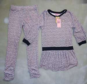 NWT Juicy Couture Girl Leopard Velour Tunic & Leggings 10 $216  
