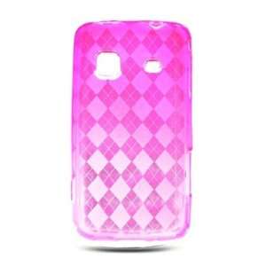  TPU Pink Check Silicone Skin Gel Cover Case For Samsung 