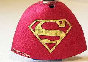 LEGO SUPERMAN SUPER HEROES CUSTOM RED CAPE ONLY YELLOW LOGO NO MINI 