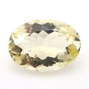 Natural Yellow Beryl Loose Gemstone Oval Cut 4.70cts 13*10mm VS Grade 