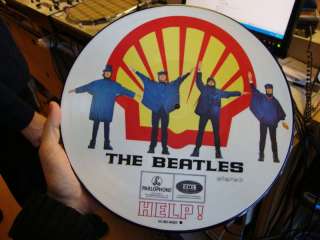 THE BEATLES   HELP   DUTCH SHELL PICTURE DISC LP  