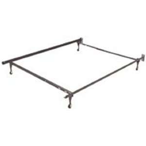  Twin/Full Adjustable Sentry Bed Frame 4 Rug Rollers: Home 