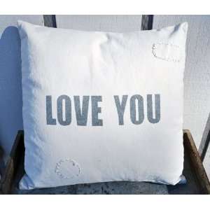  Love You Canvas Pillow