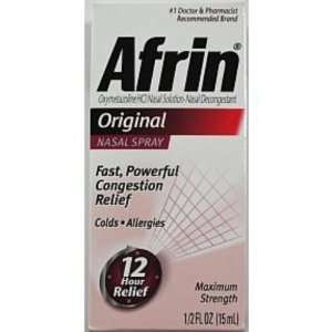  Afrin Original Nasal Spray .5 oz Case Pack 36   743289 