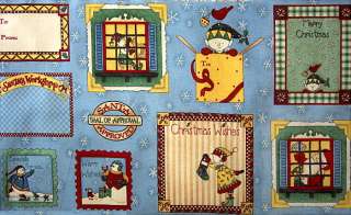 Christmas SEWING LABELS ~ Quilt / Fabric Squares  