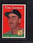 1958 Topps Baseball 235 TOM GORMAN EXCELLENT  