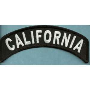  CALIFORNIA STATE ROCKER Embroidered Biker Vest Patch 