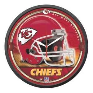  Kansas City Chiefs NFL Wall Clock: Sports & Outdoors