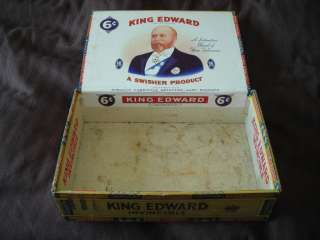 King Edward Invincible The Seventh Cigar Box 6 Cent  
