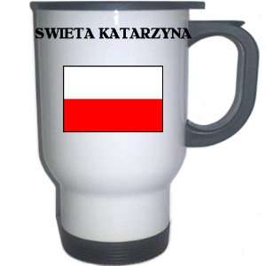  Poland   SWIETA KATARZYNA White Stainless Steel Mug 