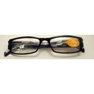   JR1261 Black Glasses +1.50 Power w/ Led Lights 