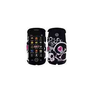   Skull Death Design Snap on Rubberized Case Cell Phones & Accessories