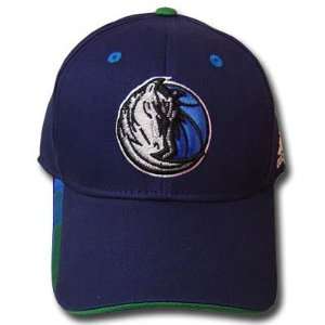 NBA OFFICIAL ADIDAS DALLAS MAVERICKS BLUE CAP HAT FLEX:  