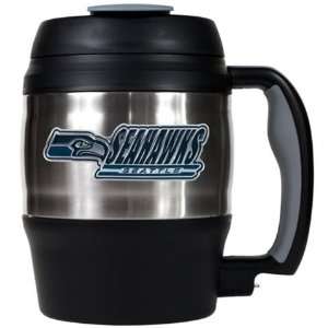  Seattle Seahawks Large Travel Mug With Handle Sports 