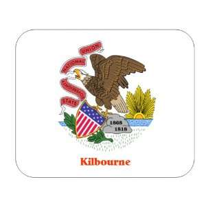  US State Flag   Kilbourne, Illinois (IL) Mouse Pad 
