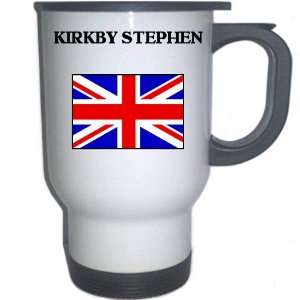  UK/England   KIRKBY STEPHEN White Stainless Steel Mug 