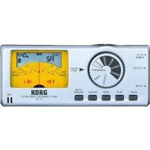  Korg GT 12 LCD Chromatic Tuner [Electronics]  Players 