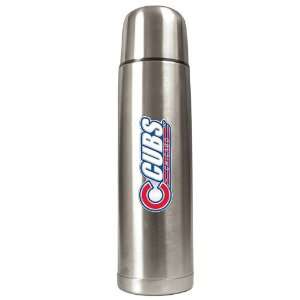  Chicago Cubs MLB 25oz Stainless Steel Thermos: Sports 