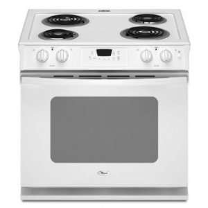  Whirlpool WDE150LVQ 30 Drop in Electric Range with 4 