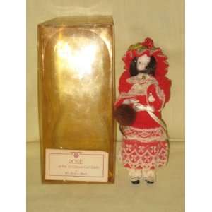  Vintage Danbury Mint  Rose  Gibson Girl Porcelain Doll 