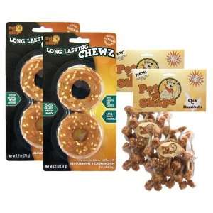   Long Lasting Chewz Rings) + (2 Chik n Dumbbells)