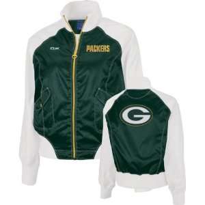  Green Bay Packers  Green/White  Womens Satin Cheerleader 