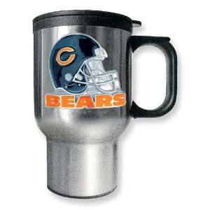  Chicago Bears 16oz Stainless Steel Travel Mug: Jewelry