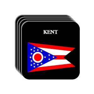  US State Flag   KENT, Ohio (OH) Set of 4 Mini Mousepad 