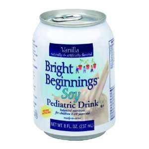  Bright Beginnings Soy Pediatric Drink 8 fl oz Can  Vanilla 