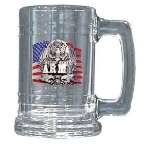  United States Army Glass Tankard