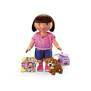   Dora the Explorer Dress Up Adventure Doll Plus Armoire: Toys & Games
