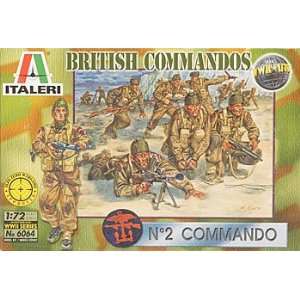  72 British Commandos WWII (Plastic Figure Model) Toys & Games