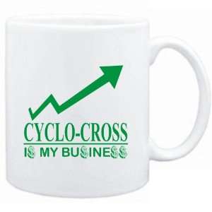  Mug White  Cyclo Cross  IS MY BUSINESS  Sports 
