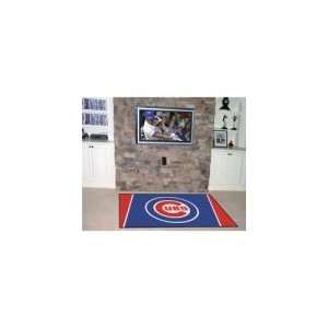 Chicago Cubs MLB Floor Rug 5x8:  Sports & Outdoors