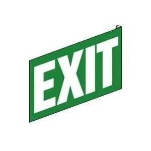  Exit & Entrance Projection Safety Signs, (8 x 12 x 1 1/2 