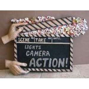  AFD Lights Camera Action Plaque: Home & Kitchen