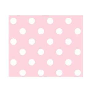 SheetWorld Fitted Oval Crib Sheet (Stokke Sleepi)   Pastel Pink Polka 