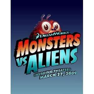 Monsters vs. Aliens, c.2009   style B by Unknown 11x17  