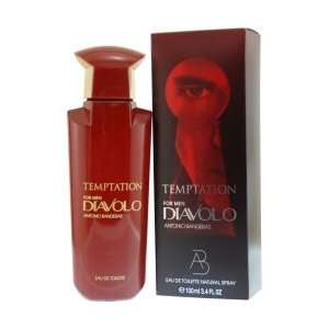  Diavolo Temptation By Antonio Banderas Edt Spray 3.4 Oz 