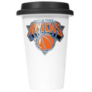New York NY Knicks Travel Coffee Cup With Lid  Sports 