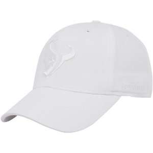 Reebok Houston Texans White Team Logo Structured Flex Fit Hat (One 