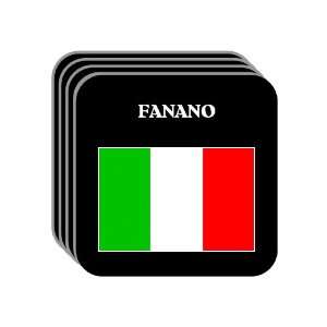 Italy   FANANO Set of 4 Mini Mousepad Coasters 