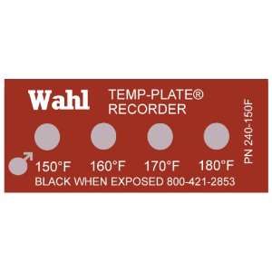 150F Mylar Standard Four Position Temp Plate, 150 160 170 180 Degrees 