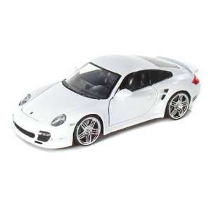  Porsche 911 Turbo 1/24 White: Toys & Games