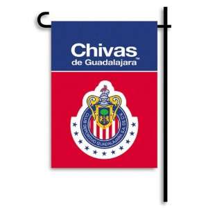 Club Deportivo Guadalajara   Chivas   13x18 Garden Flag Set:  