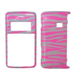  Hot Pink and Grey Zebra Design Snap On Cover Hard Cell 