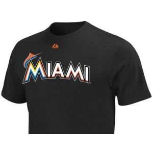 Miami Marlins VF Activewear MLB Official Wordmark T Shirt  