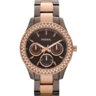    Fossil Riley Plated Stainless Steel Watch   Rose: Fossil: Watches