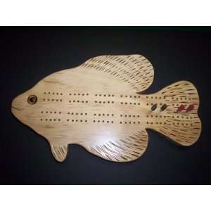  Pan fish Crappie/sunfish Cribbage Boards Sports 