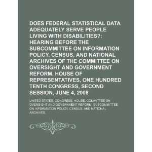  Does federal statistical data adequately serve people 